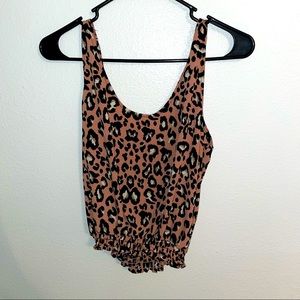 Leopard Print Crop Top